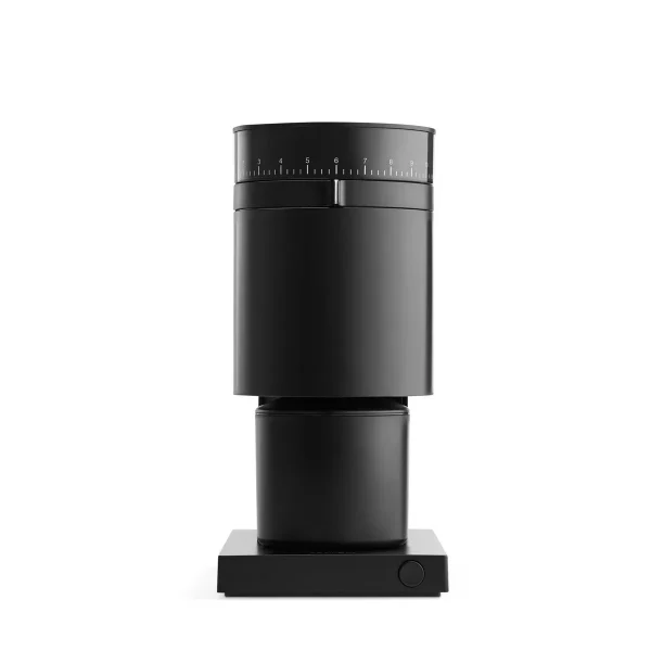 Conical Burr Grinder Matte Black: Electric Coffee Grinder, 4 Settings, Stainless Steel, 1-Year Warranty