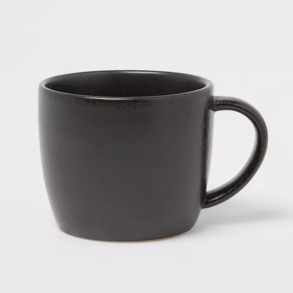 17oz Earthenware Houlton Mug Black